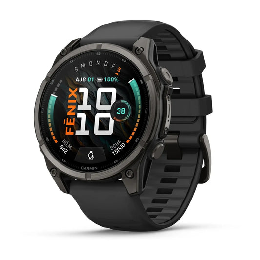 Garmin fenix 9 Schwarz/Carbongrau GPS Sportuhr (51mm)
