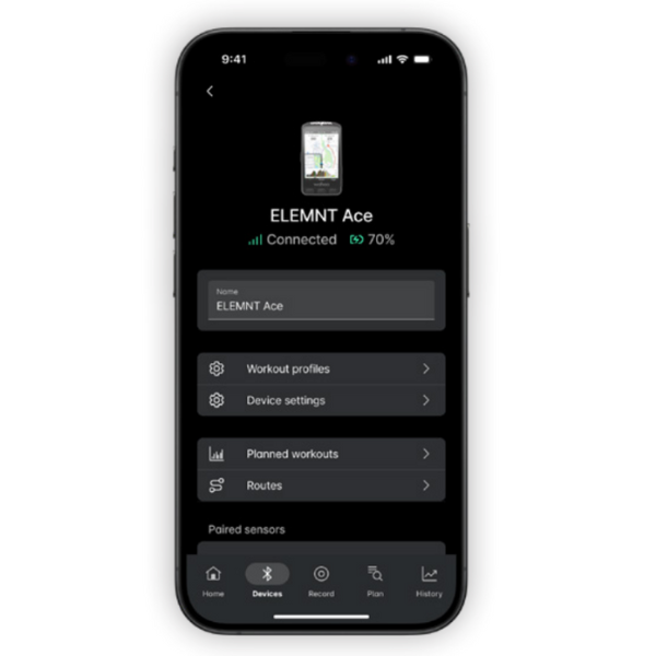 Wahoo System App Bildschirmfoto 