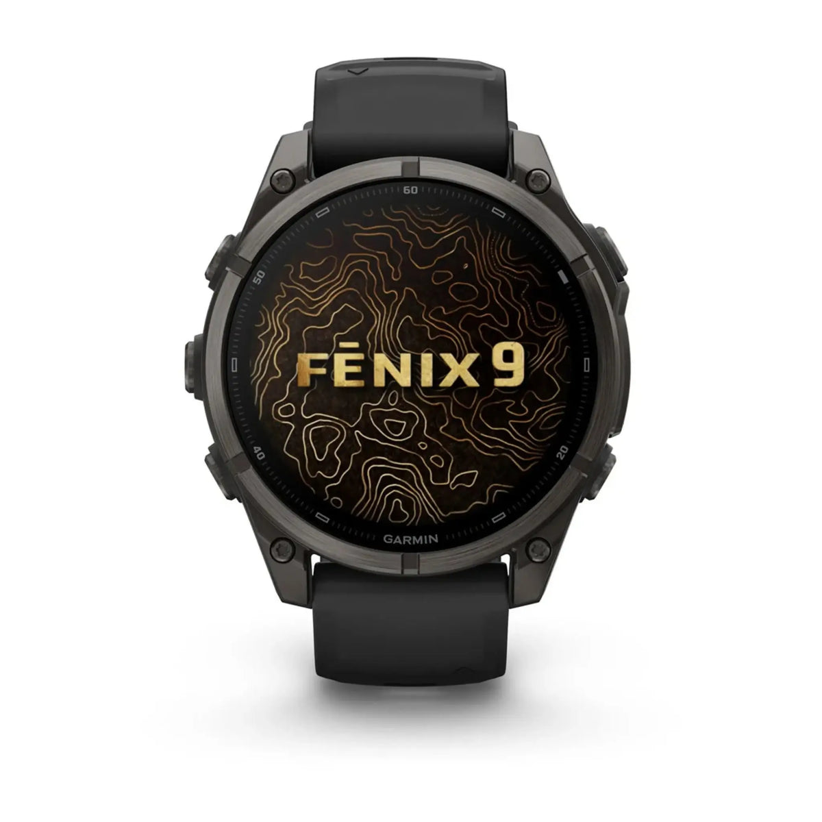 Garmin fenix 9 Schwarz/Carbongrau GPS Sportuhr (47mm)