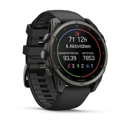 Garmin fenix 9 Schwarz/Carbongrau GPS Sportuhr (47mm)