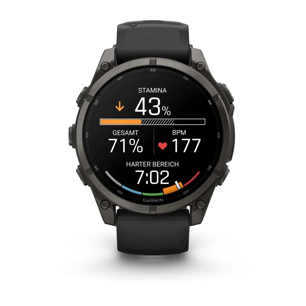Garmin fenix 9 Schwarz/Carbongrau GPS Sportuhr (47mm)