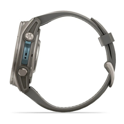 Garmin fenix 9 Kieselgrau/Titan GPS Sportuhr (43mm)