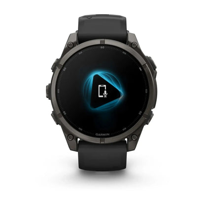 Garmin fenix 9 Schwarz/Carbongrau GPS Sportuhr (47mm)