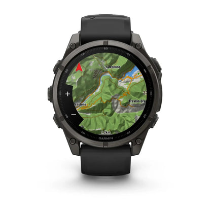Garmin fenix 9 Schwarz/Carbongrau GPS Sportuhr (47mm)