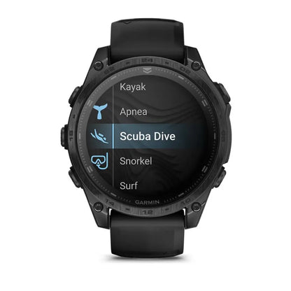 schwarze Garmin Sportuhr mit Sportfunktionen Ansicht