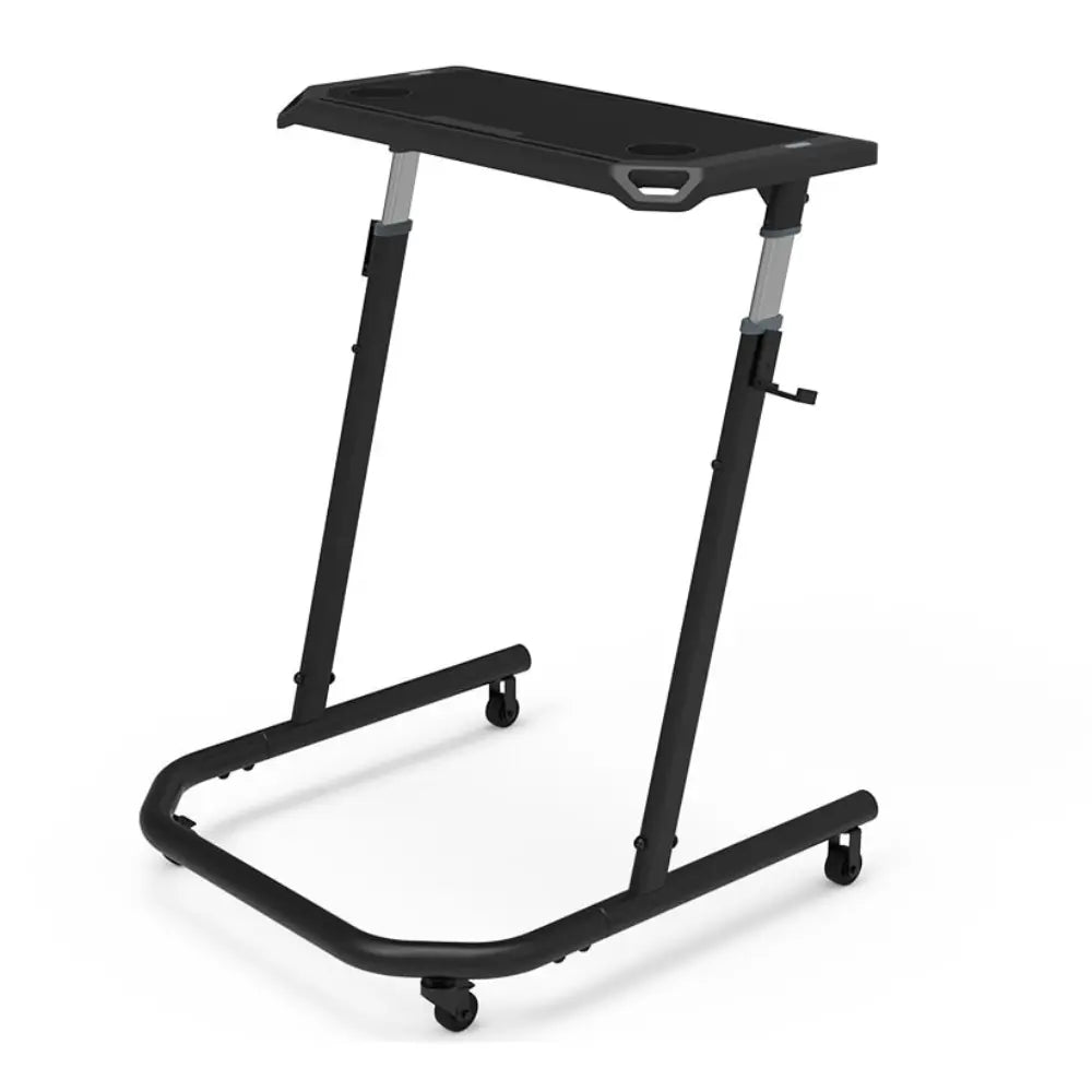 Wahoo Kickr Desk Ansicht mit Rollen