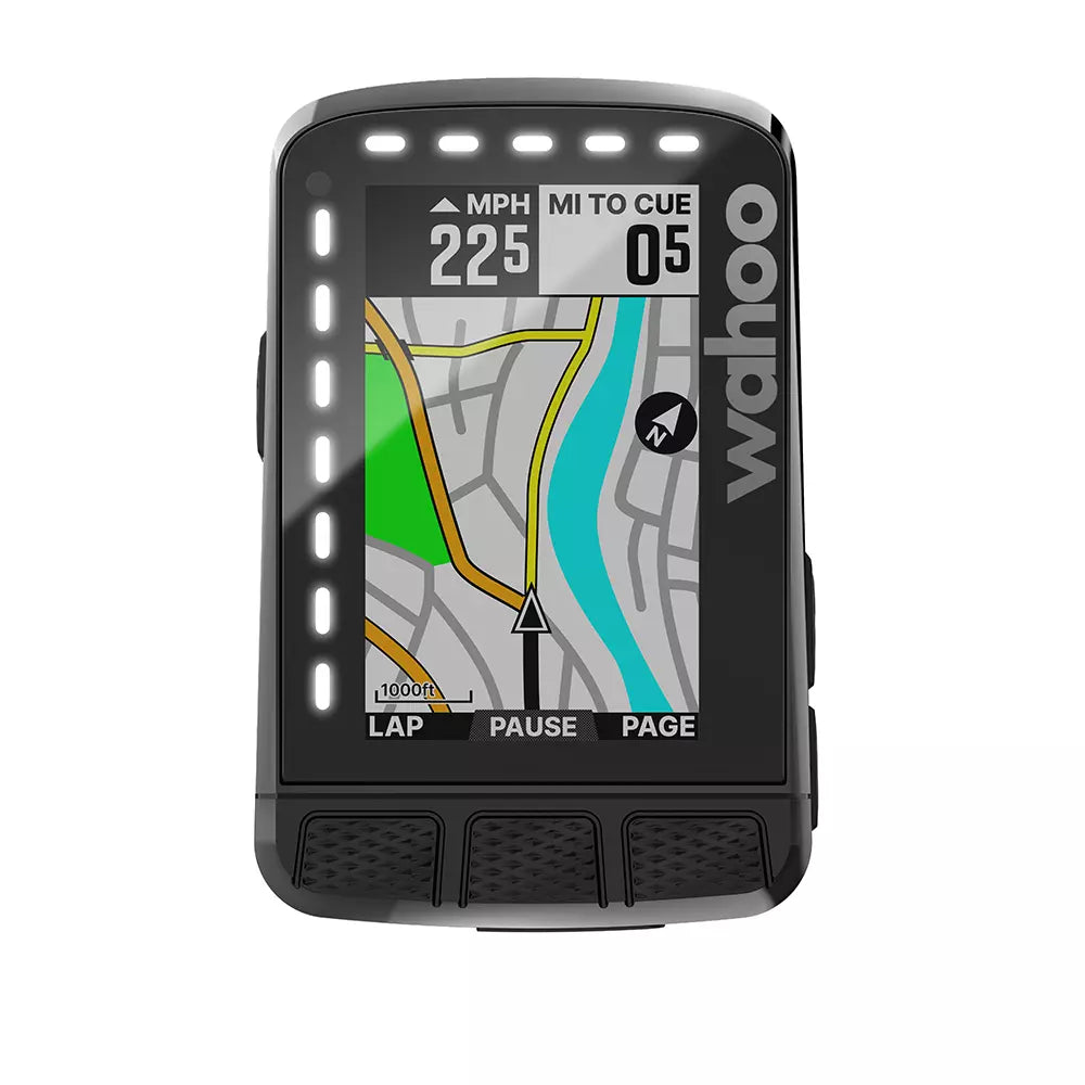 Wahoo ELEMNT ROAM v2 Frontalansicht mit Display