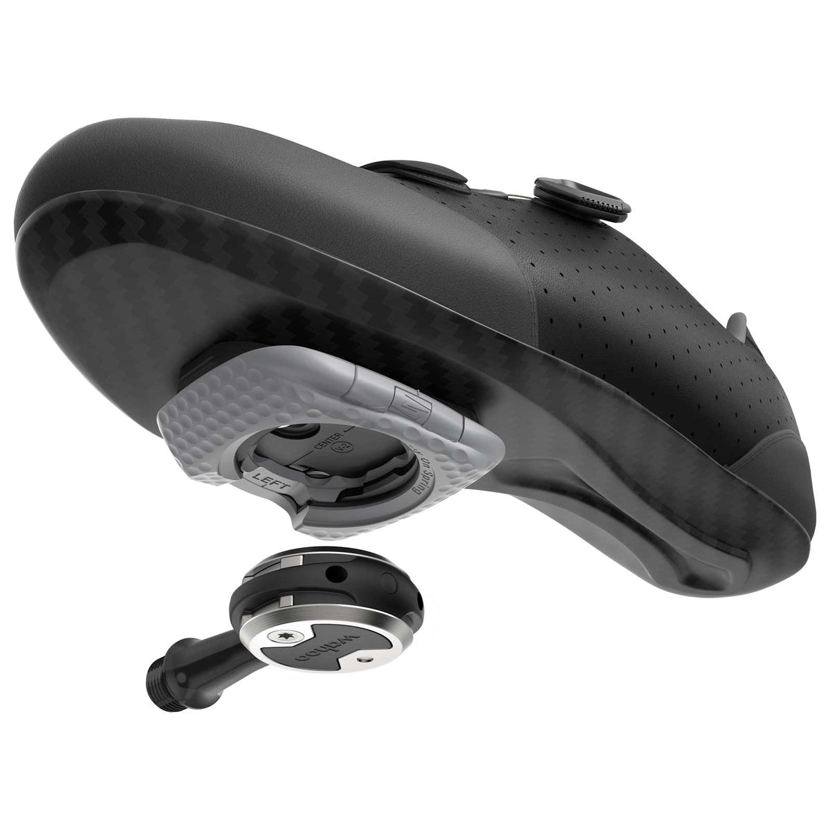 Wahoo Speedplay Easy Tension Cleats beim Einkliken